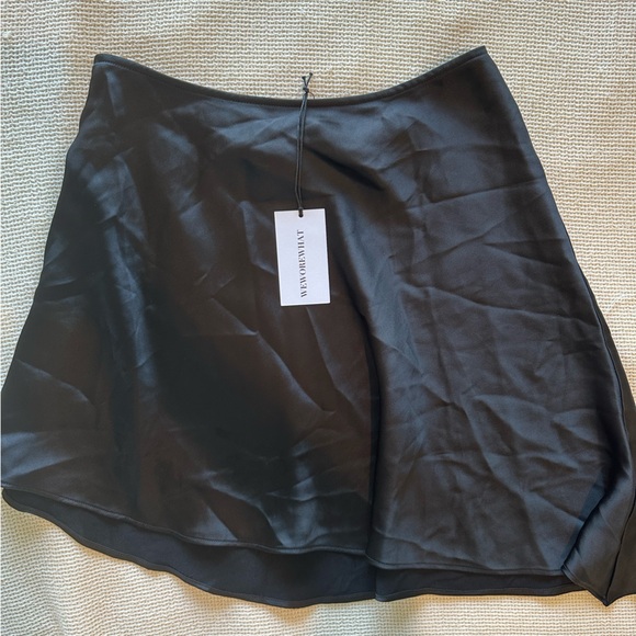 WeWoreWhat Dresses & Skirts - We Wore What NWT Black Asymmetrical Skirt